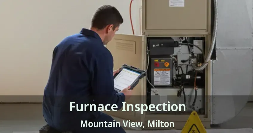 Furnace Inspection Mountain View, Milton - ON