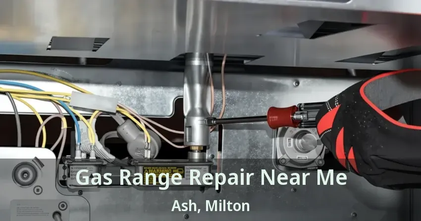 Gas Range Repair Near Me Ash, Milton - ON