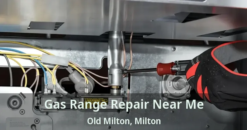 Gas Range Repair Near Me Old Milton, Milton - ON