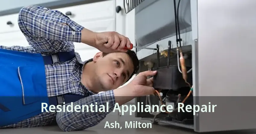 Residential Appliance Repair Ash, Milton - ON